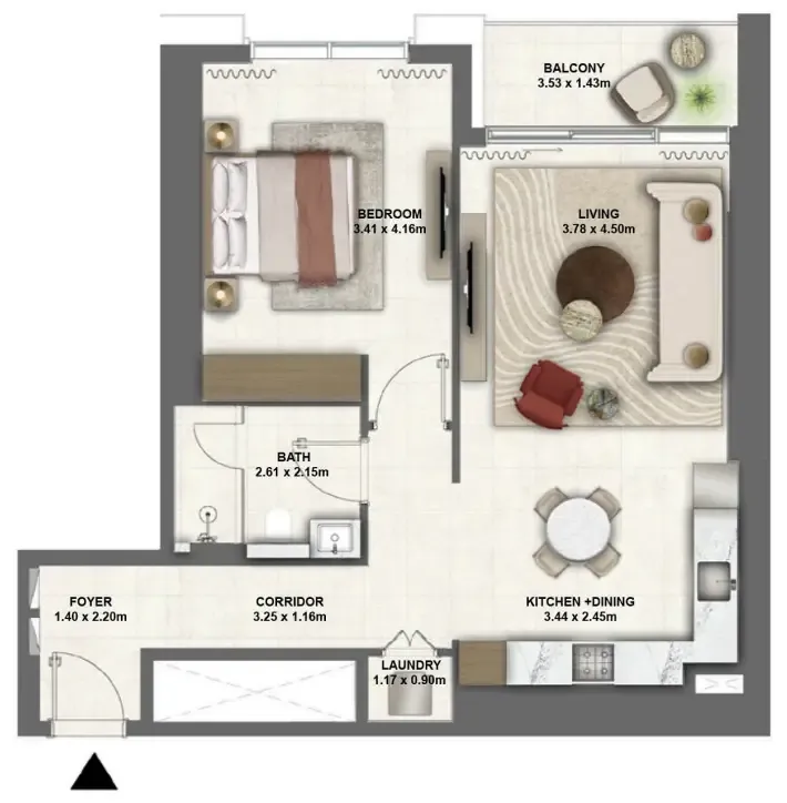 Emaar Montiva by Vida floor plan