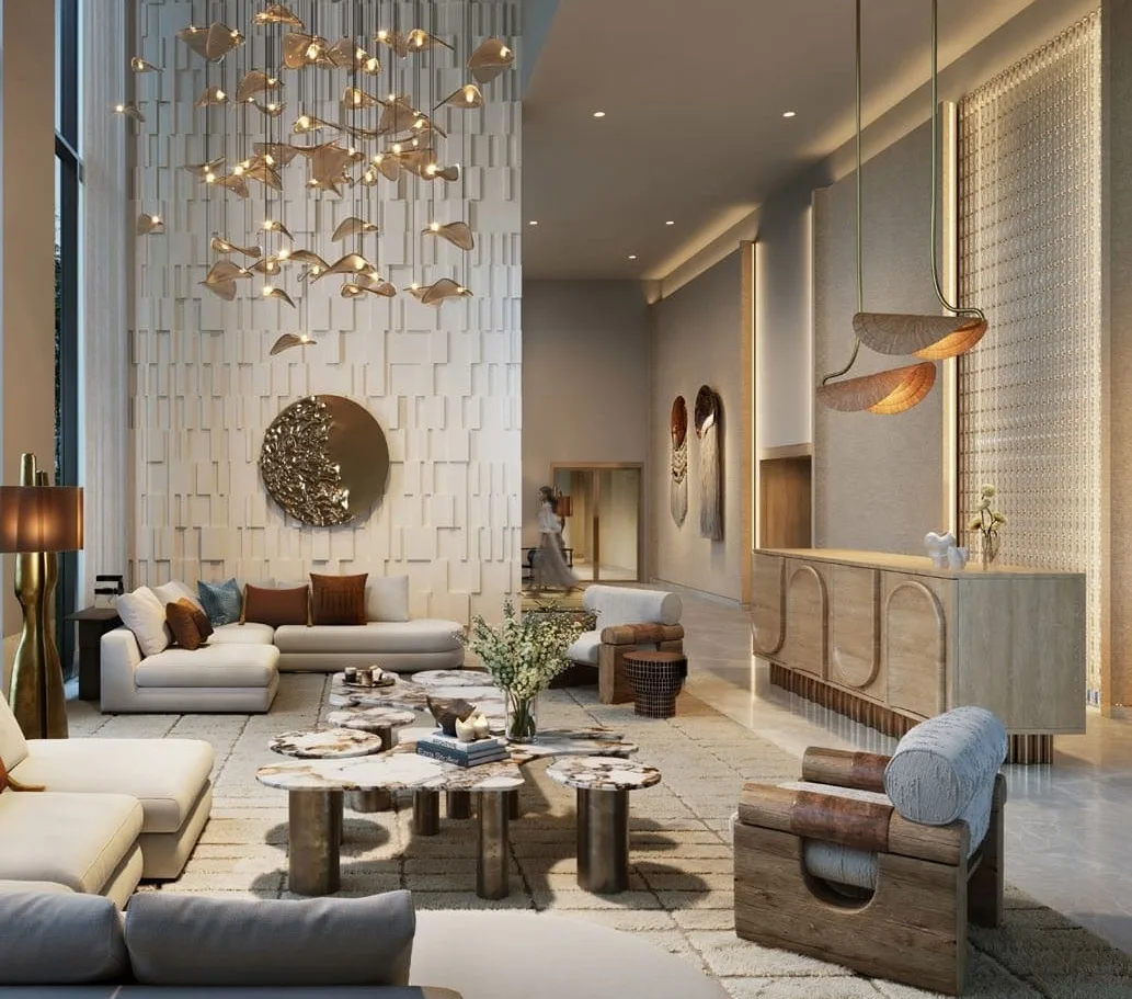 Lobby at Montiva by Vida in Green Gate at Dubai Creek Harbour Dubai