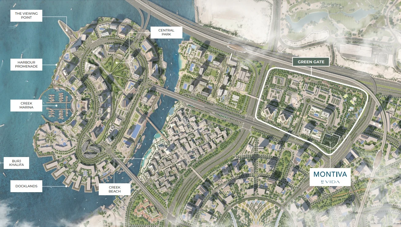 Emaar Montiva by Vida master plan