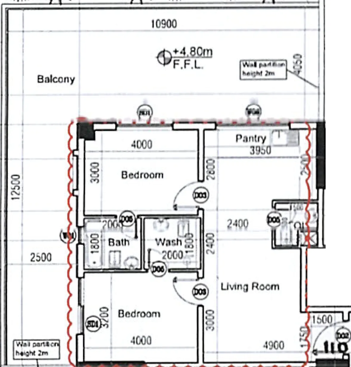 Dugasta Moonsa Residence floor plan