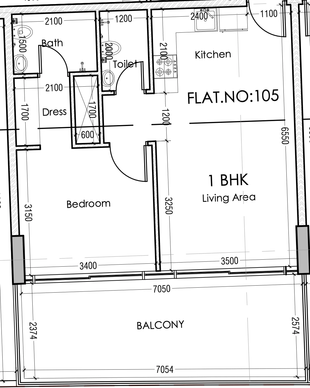 Dugasta Moonsa Residences 2 floor plan