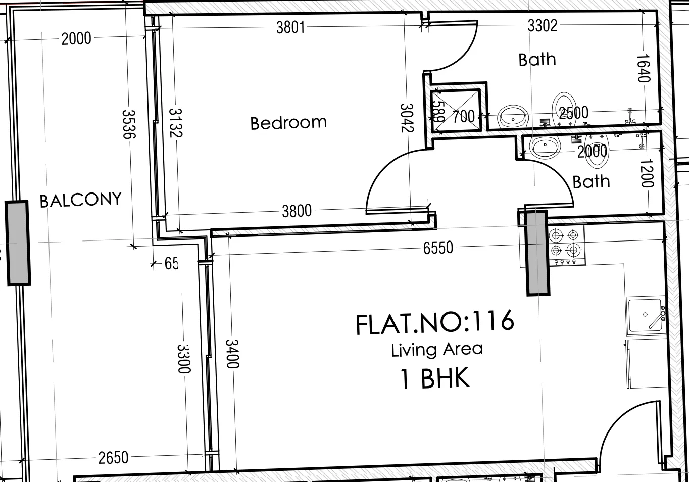 Dugasta Moonsa Residences 2 floor plan
