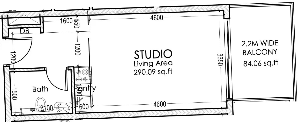 Dugasta Moonsa Residences 2 floor plan