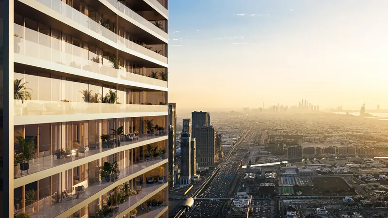 Exterior at Mr. C Residences Downtown in City Walk Dubai