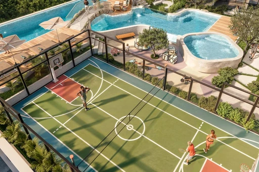 Multi-Purpose Sports Court amenity image at 105 Residences by Kamdar