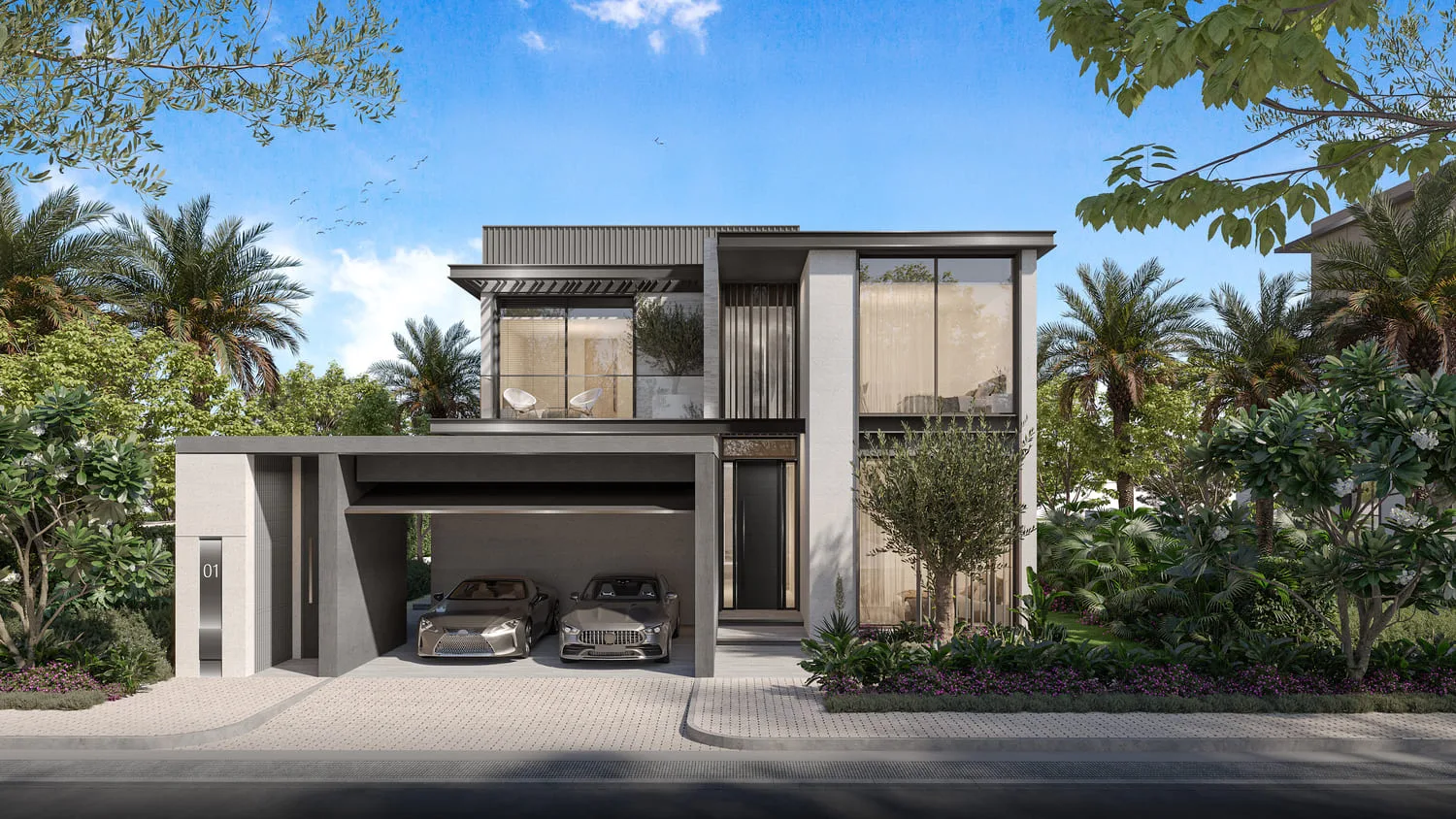 Exterior at Nad Al Sheba Gardens Phase 9 in Wadi Al Safa 3 Dubai