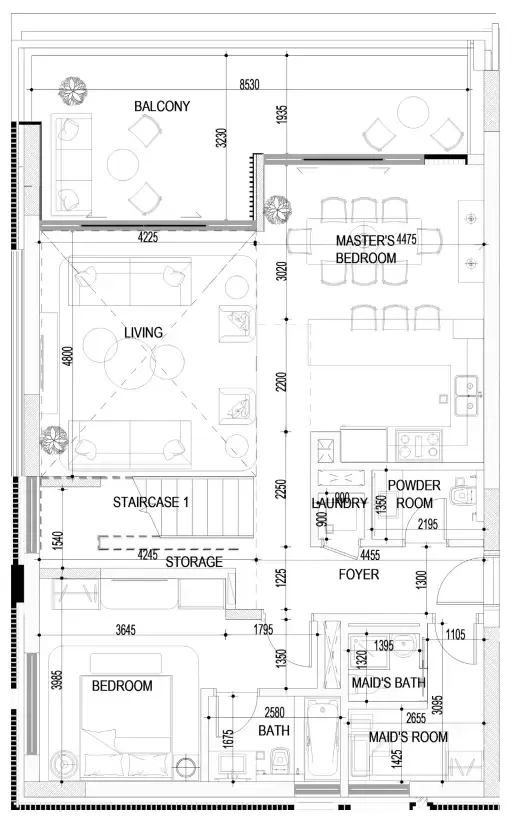 IMKAN Properties Naseem Al Jurf floor plan