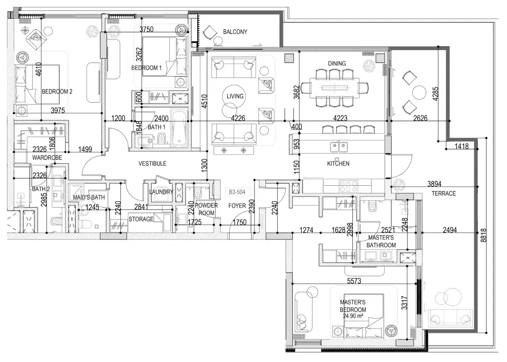 IMKAN Properties Naseem Al Jurf floor plan
