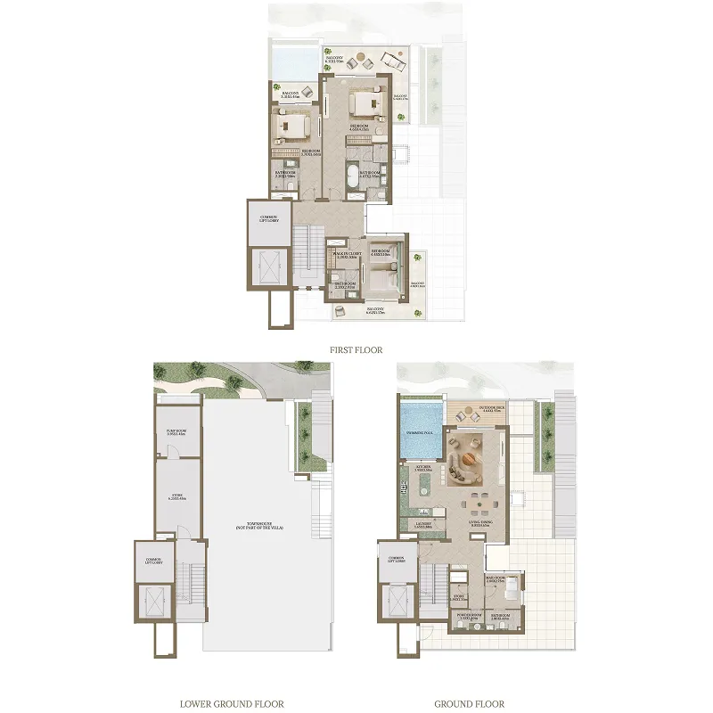 Abu Dhabi National Hotels Nasim Al Bahr Residences floor plan