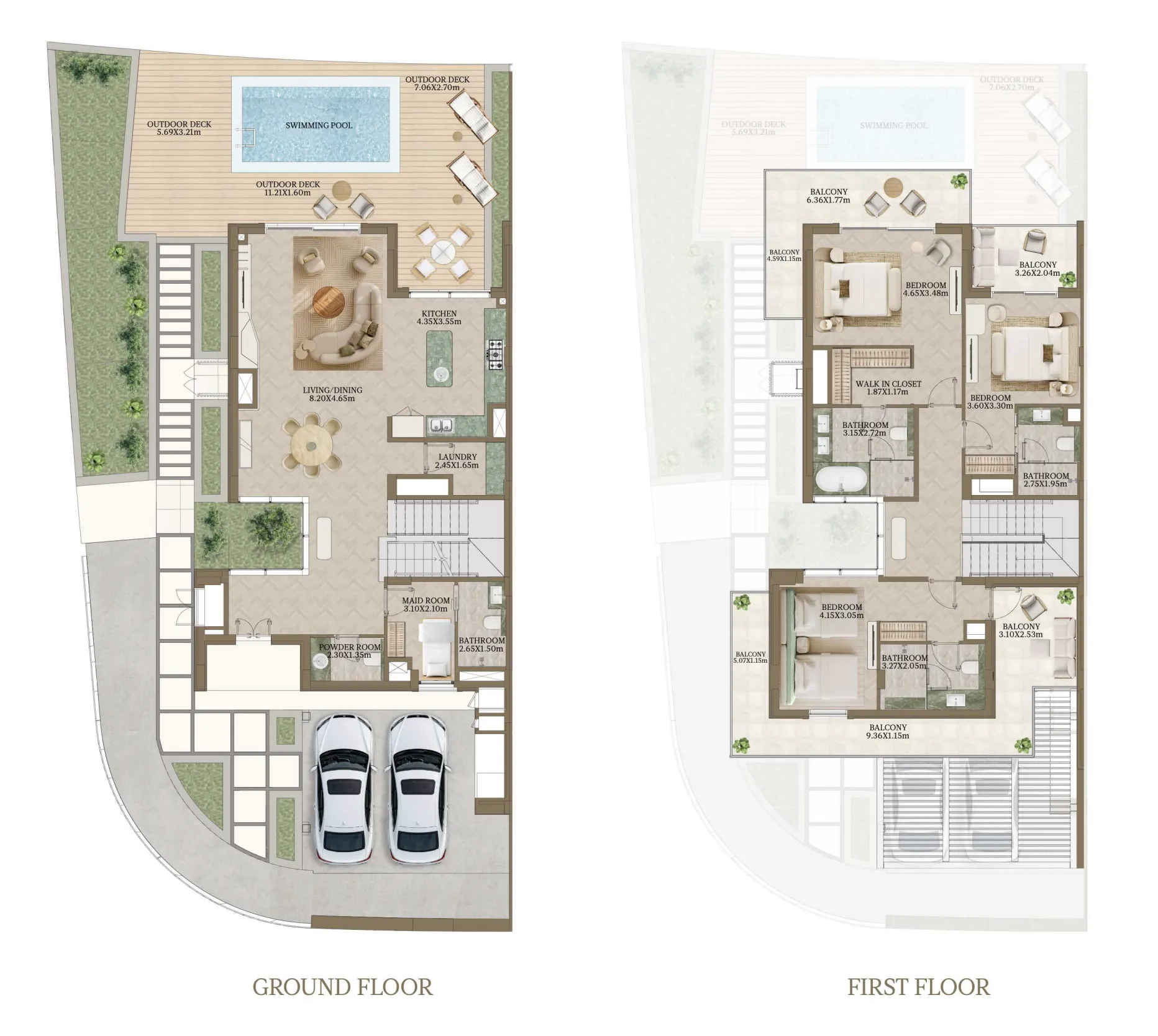Abu Dhabi National Hotels Nasim Al Bahr Residences floor plan