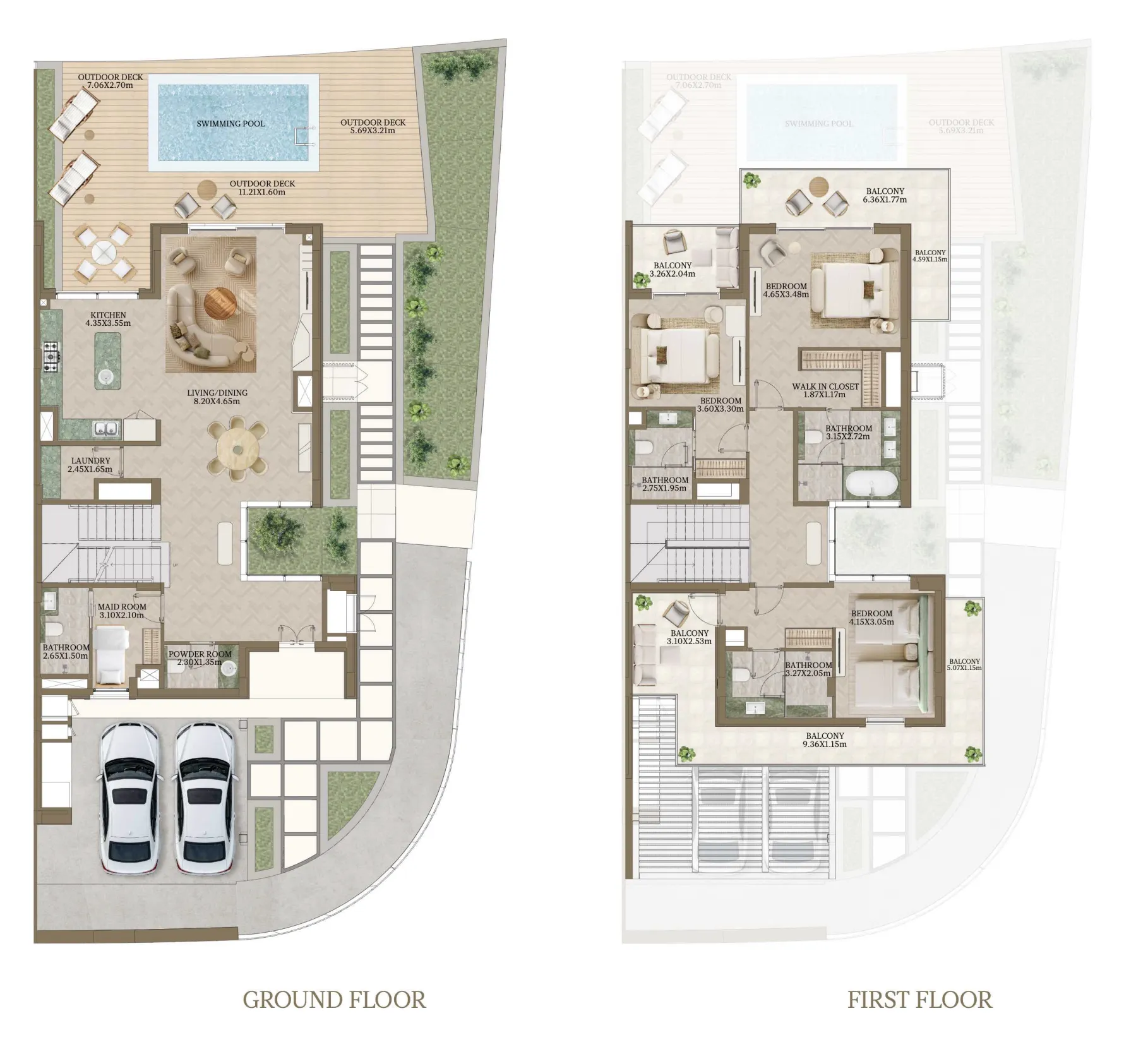 Abu Dhabi National Hotels Nasim Al Bahr Residences floor plan