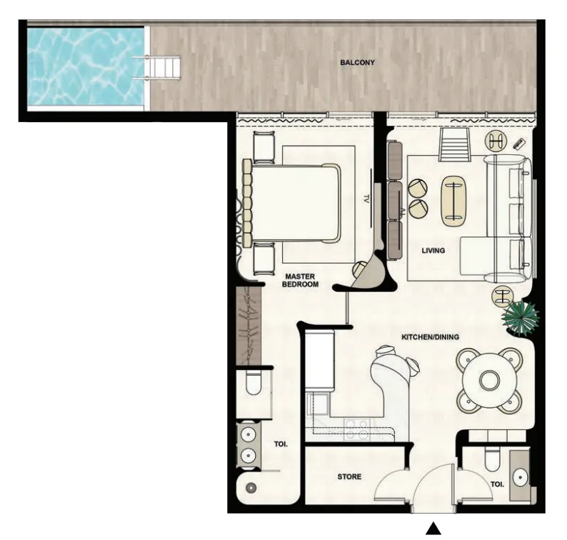 Peace Homes Development Natuzzi Harmoni floor plan