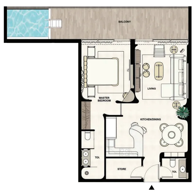 Peace Homes Development Natuzzi Harmoni floor plan