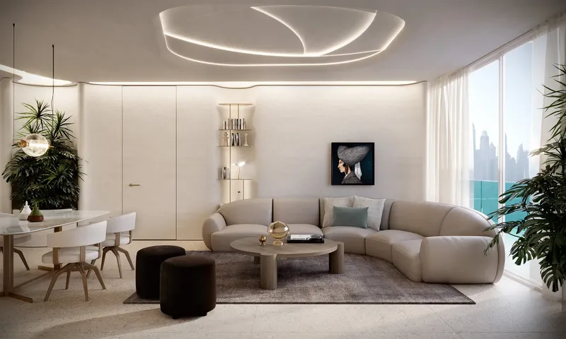 Interior at Natuzzi Harmoni in Dubai Islands Dubai