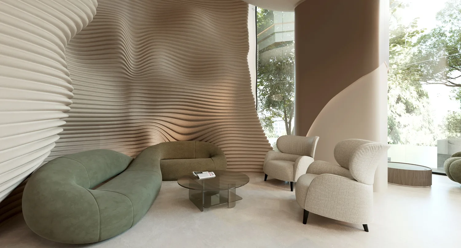 Peace Homes Development Natuzzi Harmoni Lobby