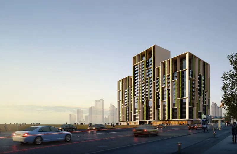 Exterior at Neva in JVC (Jumeirah Village Circle) Dubai