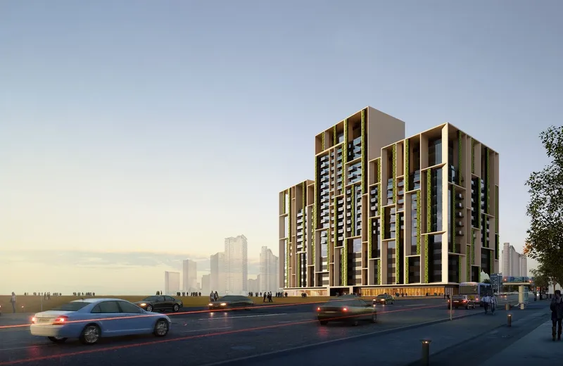 Exterior at Neva in JVC (Jumeirah Village Circle) Dubai