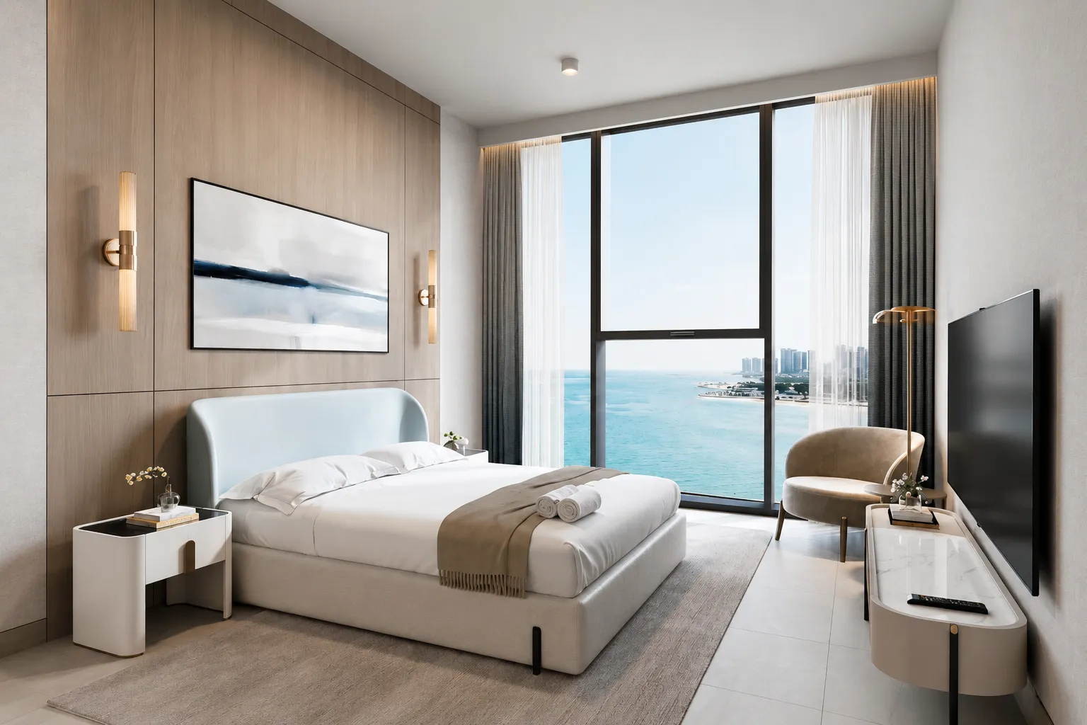 Interior at New Project by Alef Group in Al Mamzar-1 Sharjah