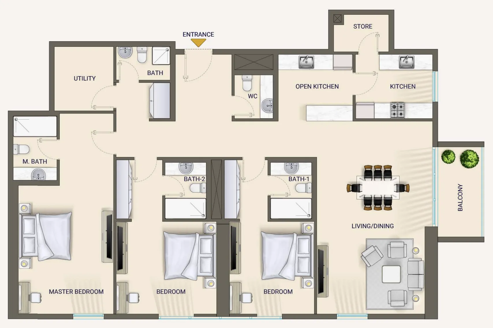 7th Key Development Nexara by 7th Key floor plan