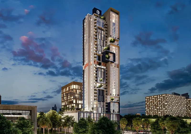 Exterior at Nexara by 7th Key in JVC (Jumeirah Village Circle) Dubai