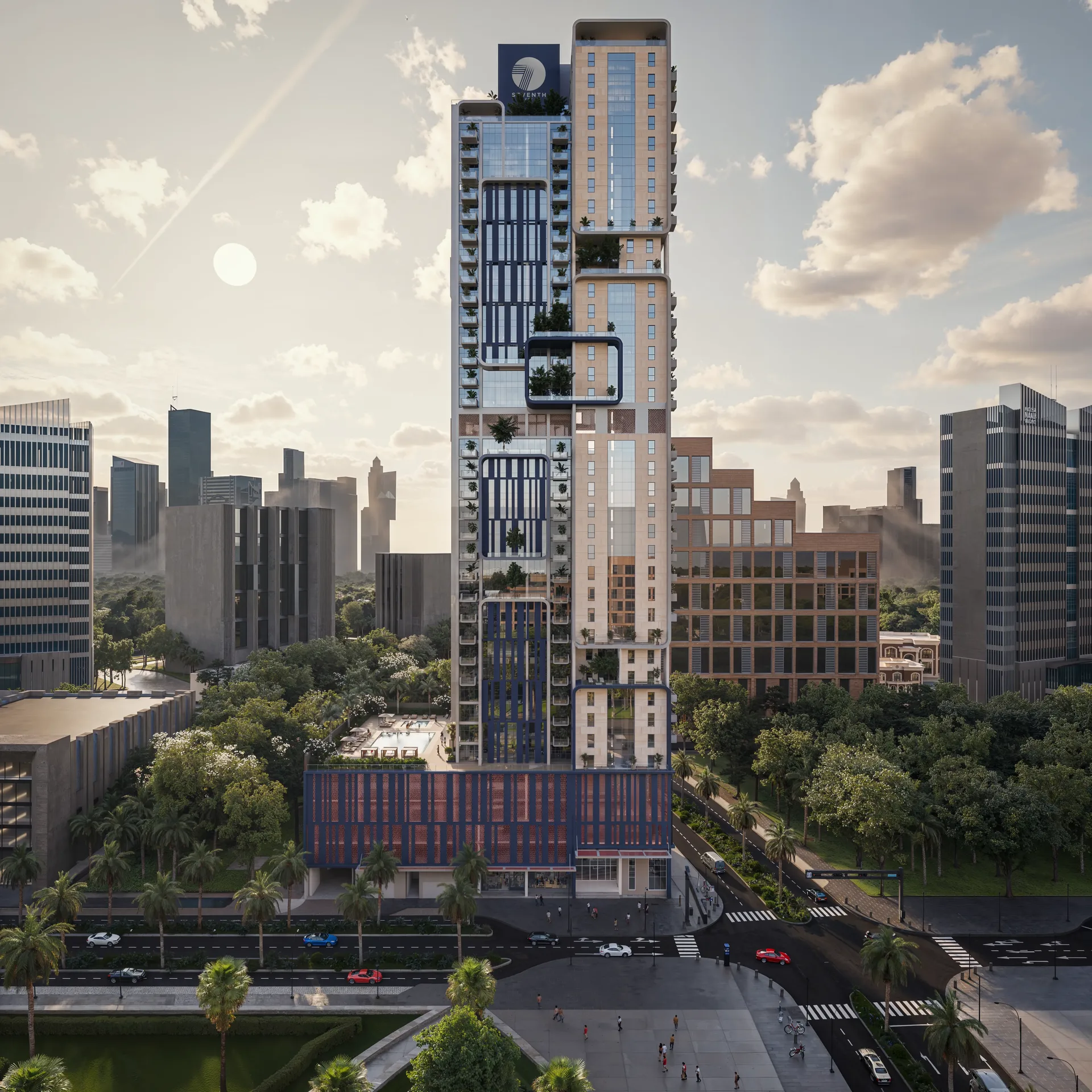 Exterior at Nexara by 7th Key in JVC (Jumeirah Village Circle) Dubai