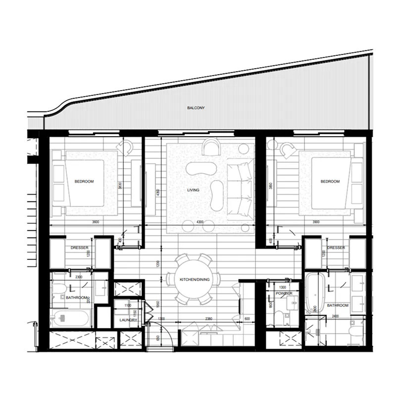 ALDAR Nikki Beach Residences floor plan
