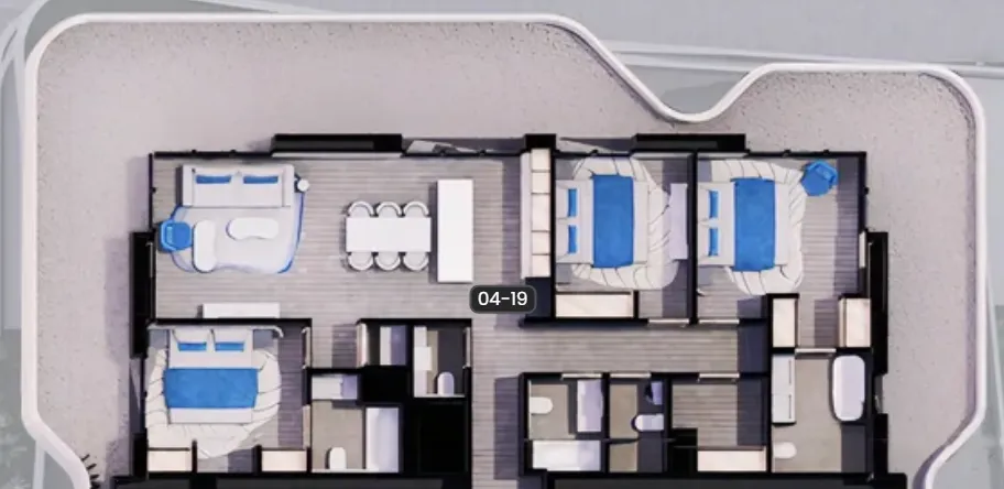 ALDAR Nikki Beach Residences floor plan