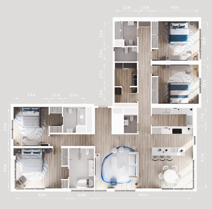 ALDAR Nikki Beach Residences floor plan