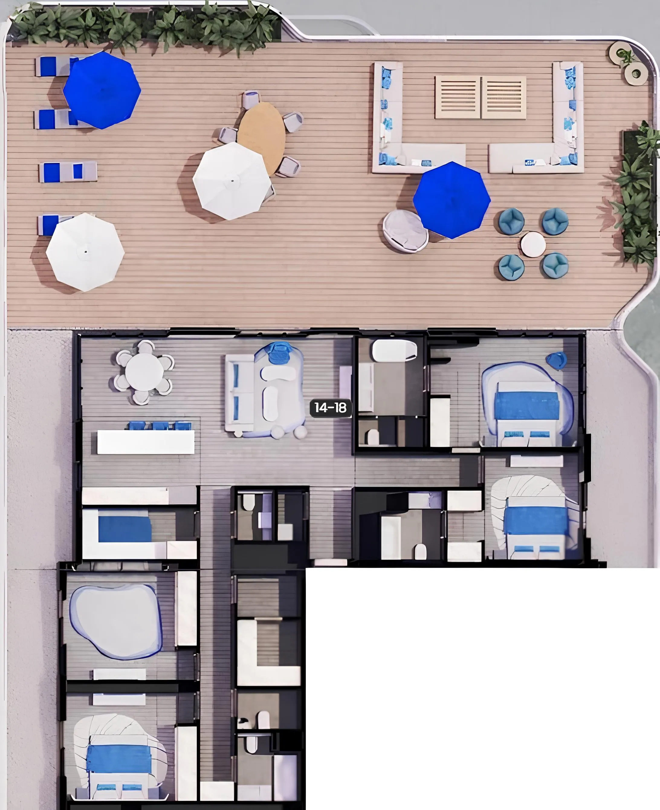ALDAR Nikki Beach Residences floor plan