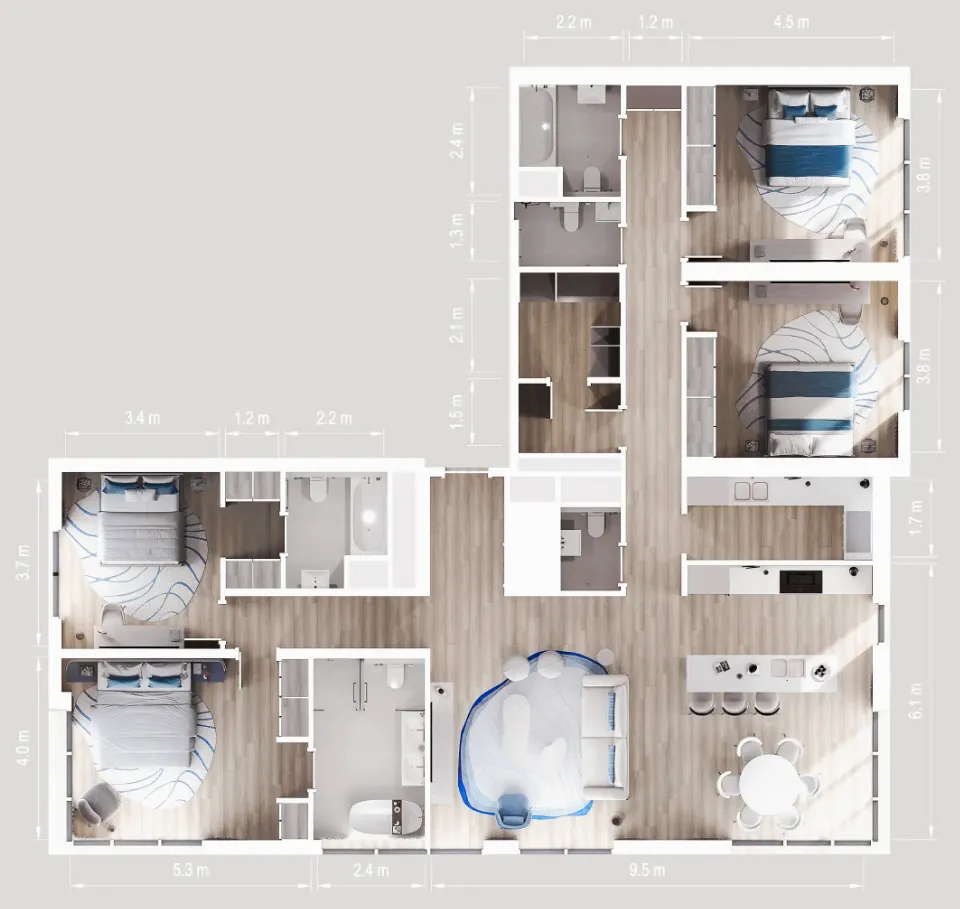 ALDAR Nikki Beach Residences floor plan