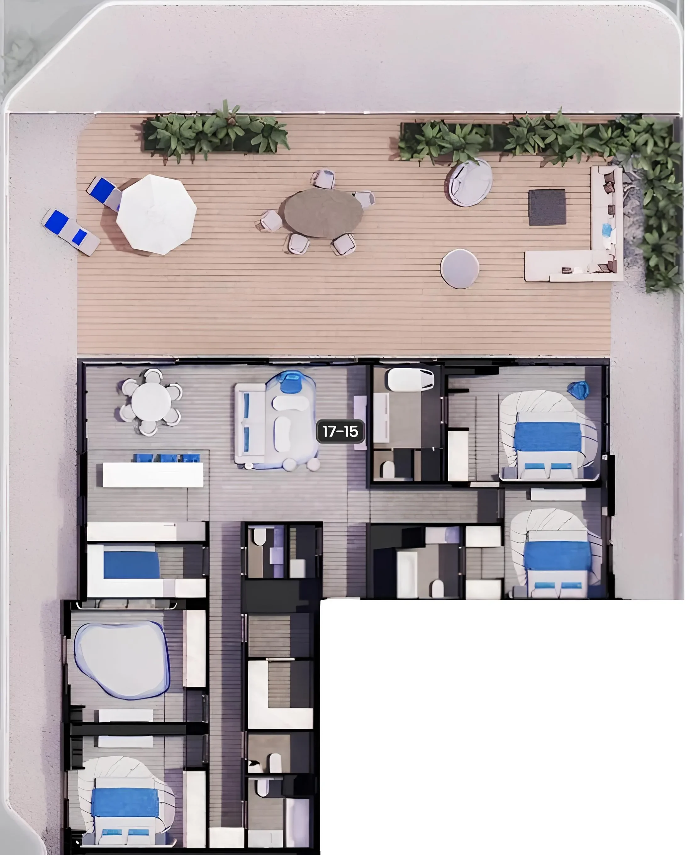 ALDAR Nikki Beach Residences floor plan