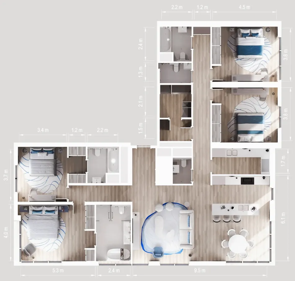 ALDAR Nikki Beach Residences floor plan
