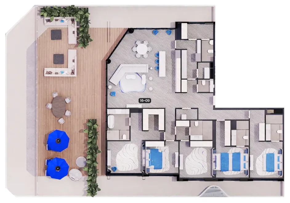 ALDAR Nikki Beach Residences floor plan
