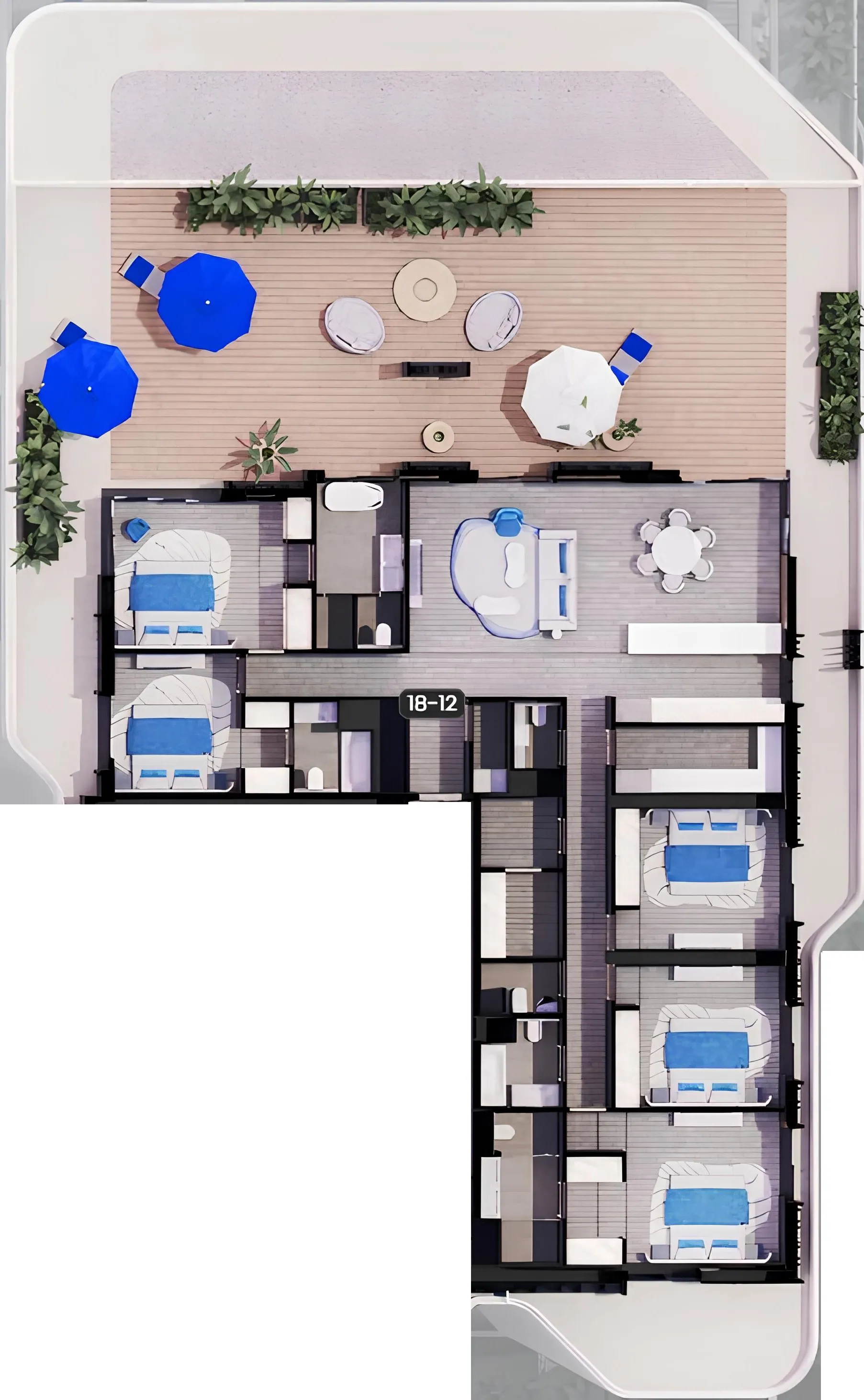 ALDAR Nikki Beach Residences floor plan