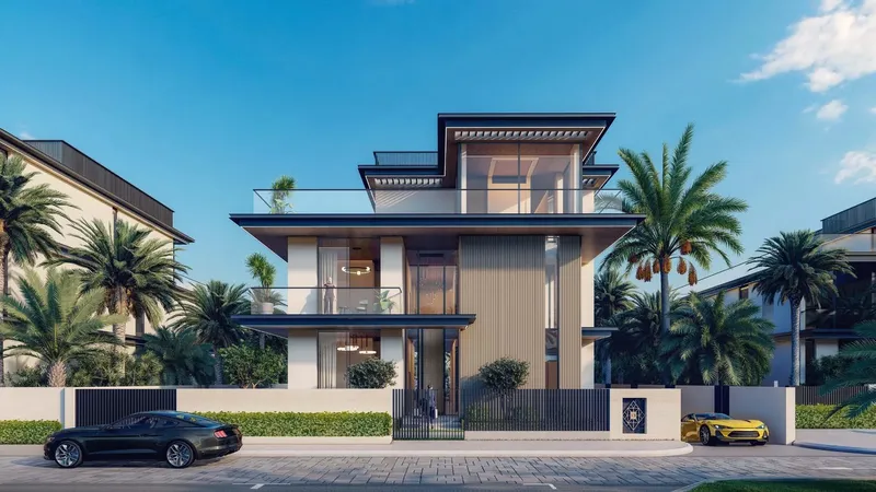 Exterior at Nineteen Riviera Lagoon in MBR District 11 (Meydan South)