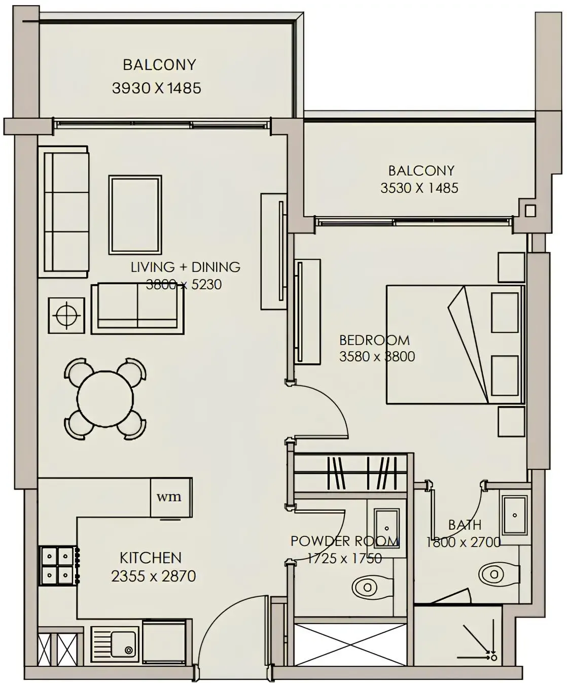 Meraki Developers Nirvana Residences 1 floor plan