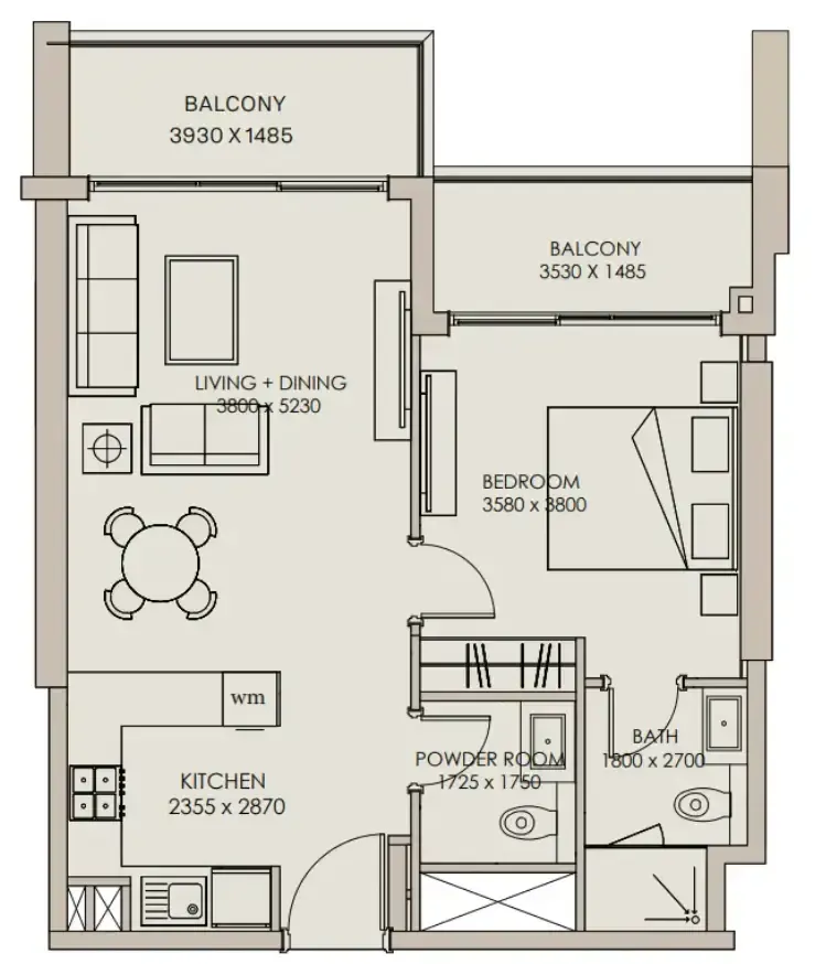 Meraki Developers Nirvana Residences 1 floor plan
