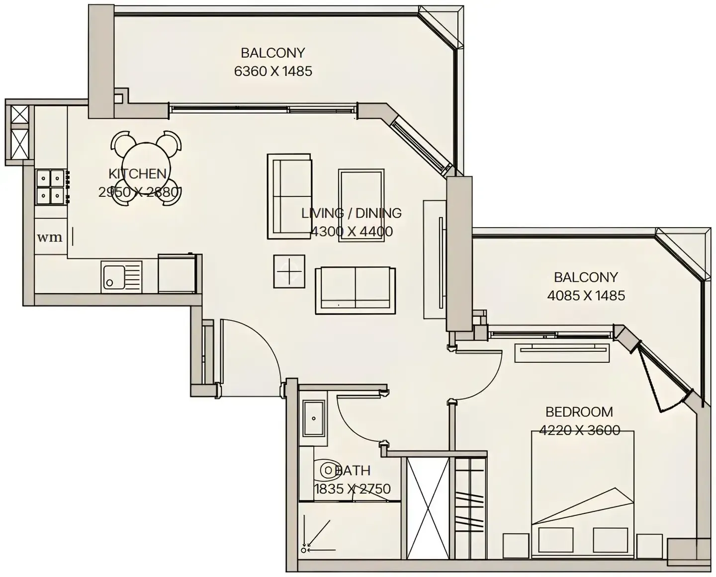 Meraki Developers Nirvana Residences 1 floor plan