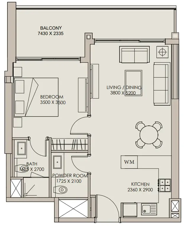 Meraki Developers Nirvana Residences 1 floor plan