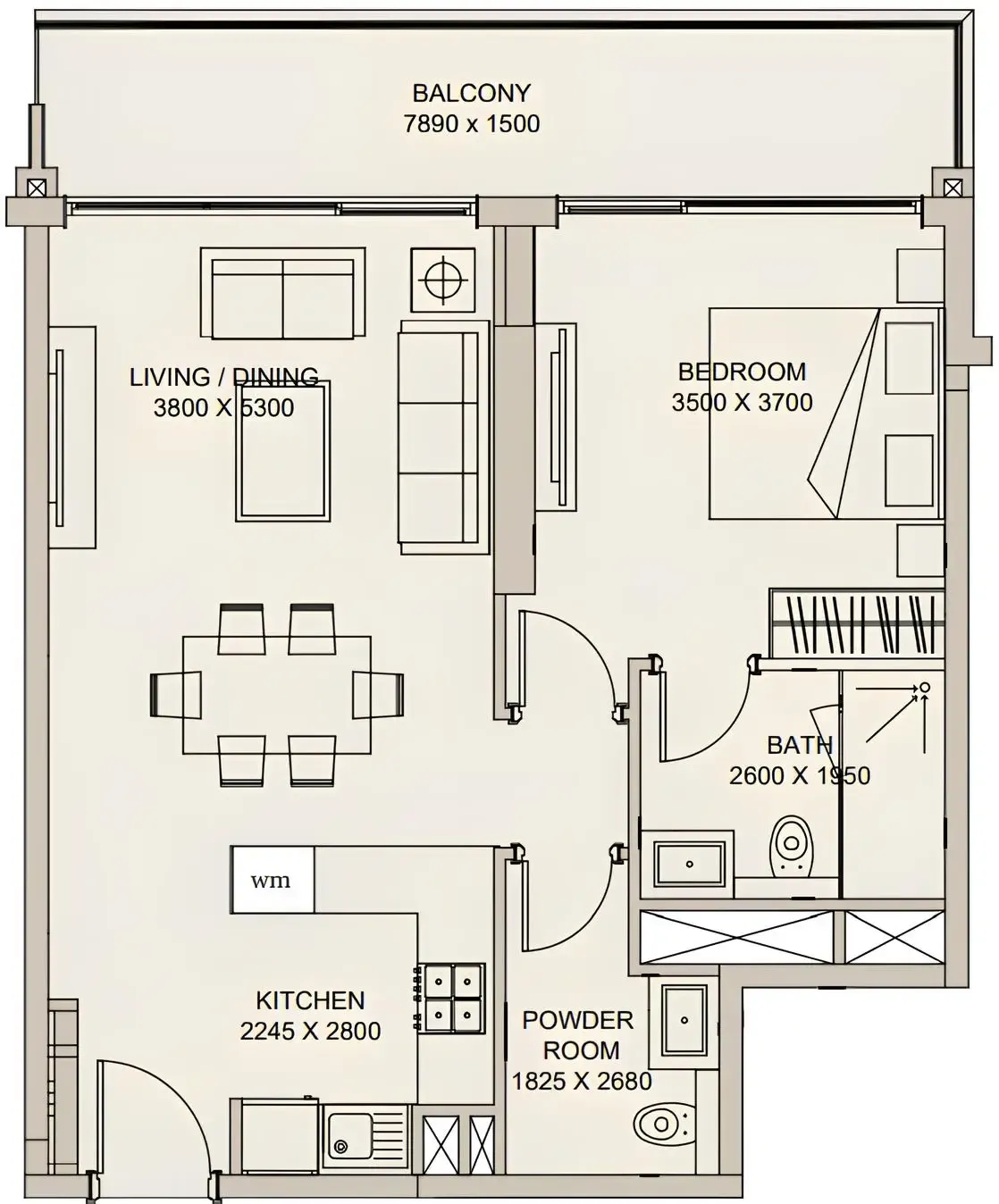 Meraki Developers Nirvana Residences 1 floor plan