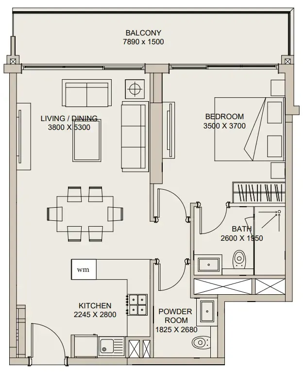 Meraki Developers Nirvana Residences 1 floor plan