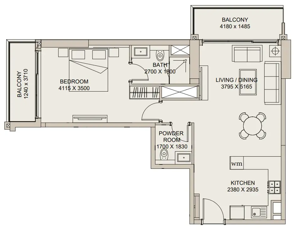 Meraki Developers Nirvana Residences 1 floor plan