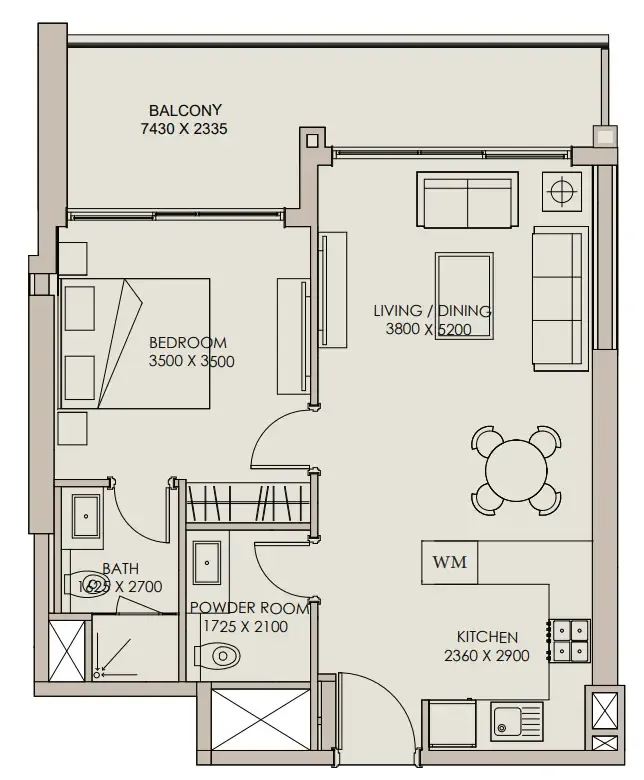 Meraki Developers Nirvana Residences 1 floor plan
