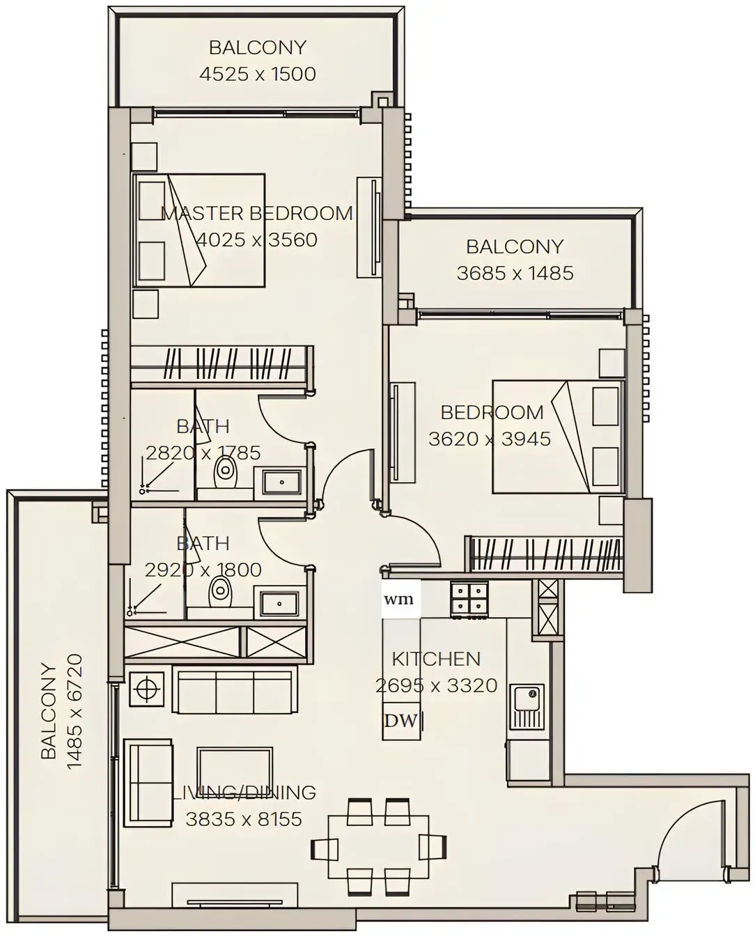 Meraki Developers Nirvana Residences 1 floor plan