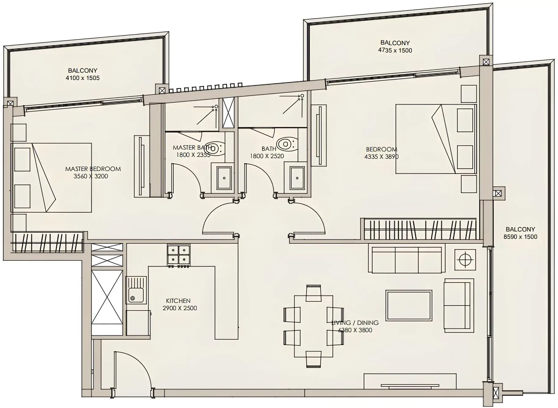 Meraki Developers Nirvana Residences 1 floor plan