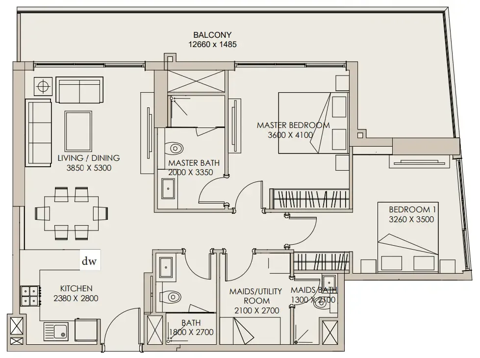 Meraki Developers Nirvana Residences 1 floor plan