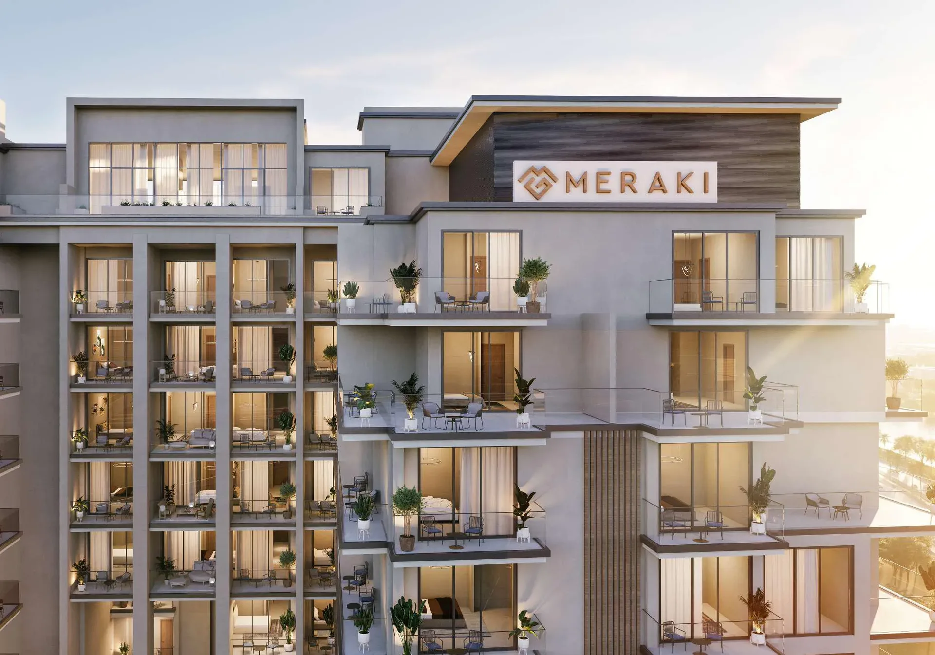 Exterior at Nirvana Residences 1 in Dubai Production City Dubai