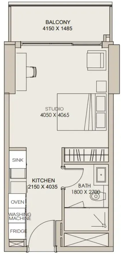 Meraki Developers Nirvana Residences 1 floor plan