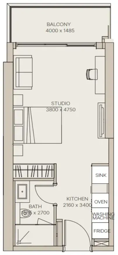 Meraki Developers Nirvana Residences 1 floor plan