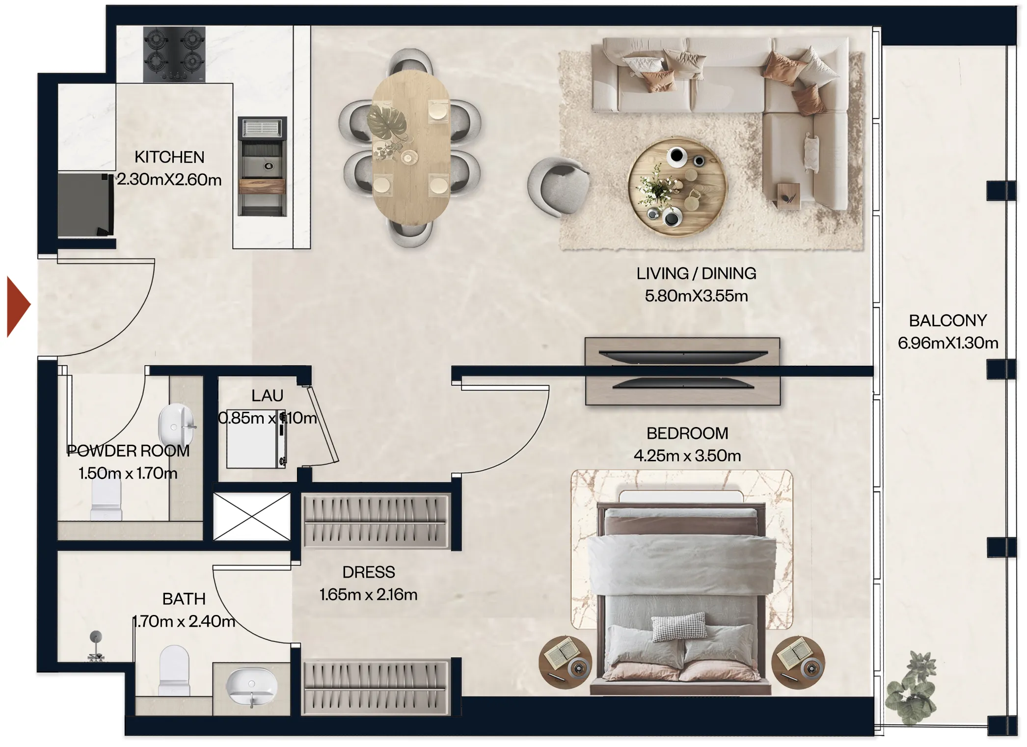 Al Tareq Star Real Estate Development Norah Residence floor plan